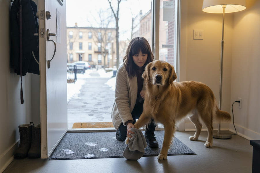 How Do Seasonal Sidewalk Treatments Like Salt and Ice Melt Create Year-Round Paw Care Needs for City Dogs?