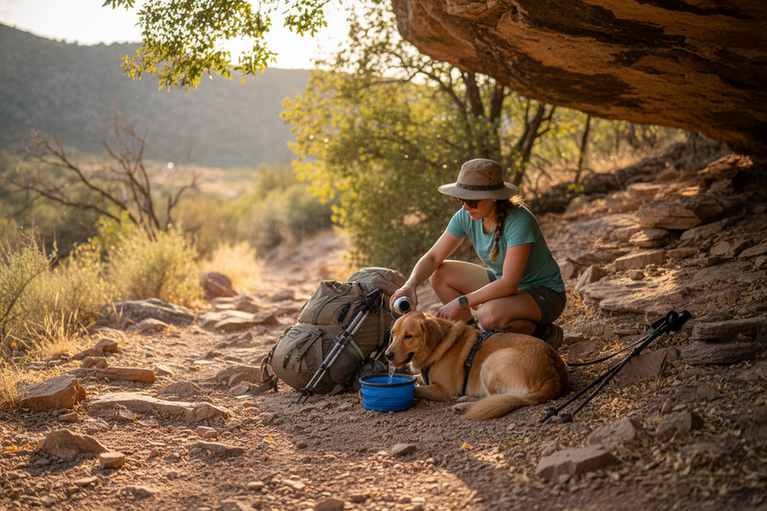 What to Do When Your Dog Refuses to Drink Water During a Long Hike