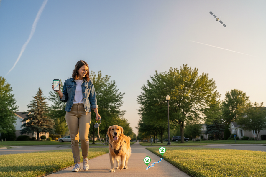 How Satellite Visibility Changes Throughout the Day and Why Morning vs. Evening Walks May Track Differently