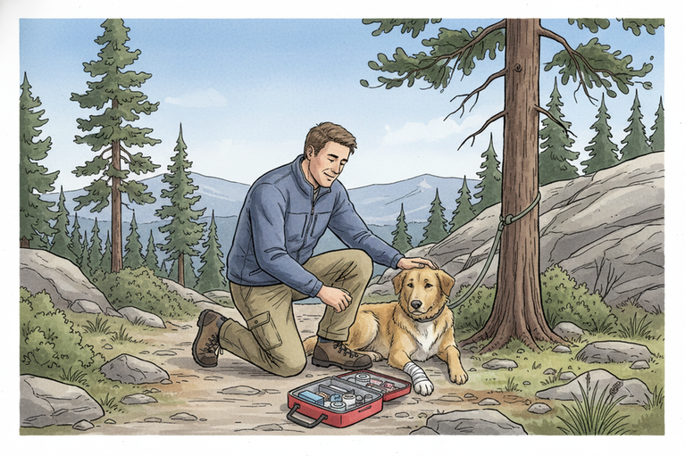 How to Handle a Dog Injury on a Trail When You're Miles from the Trailhead