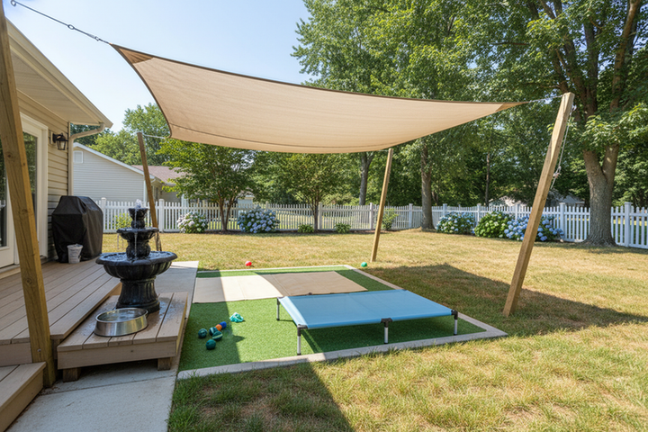 How to Create Shade and Cooling Zones in a Yard with No Natural Cover