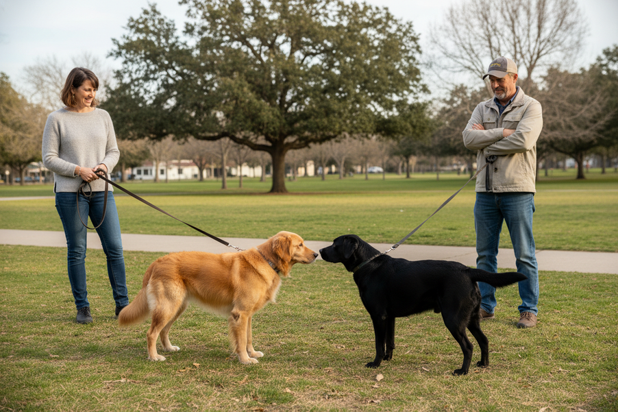 How to Prepare Your Existing Dog for Meeting an Adopted Dog for the First Time