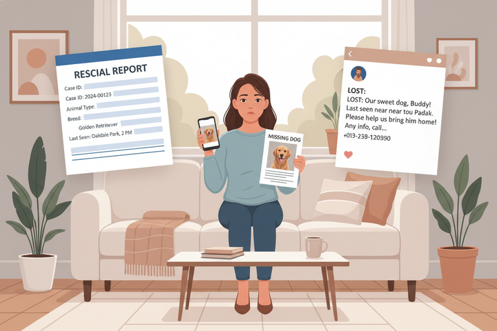 What to Tell Animal Control vs. What to Post Publicly When Your Dog Is Lost