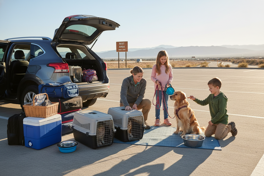 What to Know About Tracking Multiple Pets During Family Vacations or Road Trips