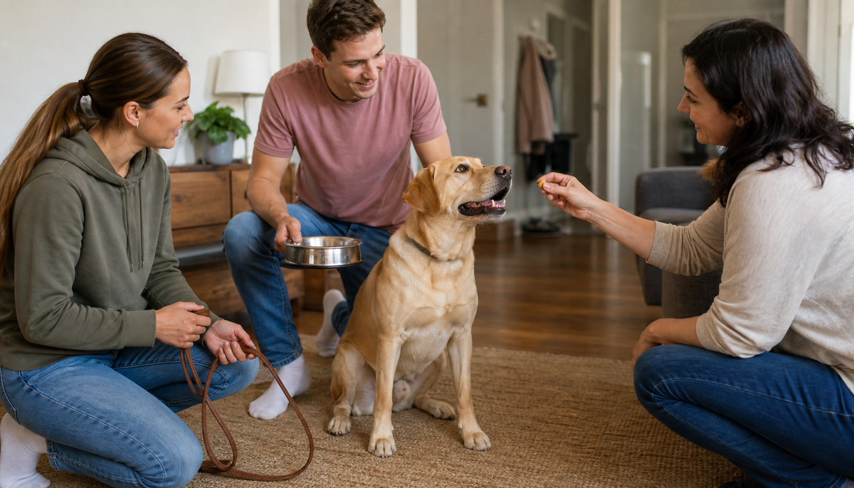 Which Dogs Adapt Best When Different People Share Different Roles?