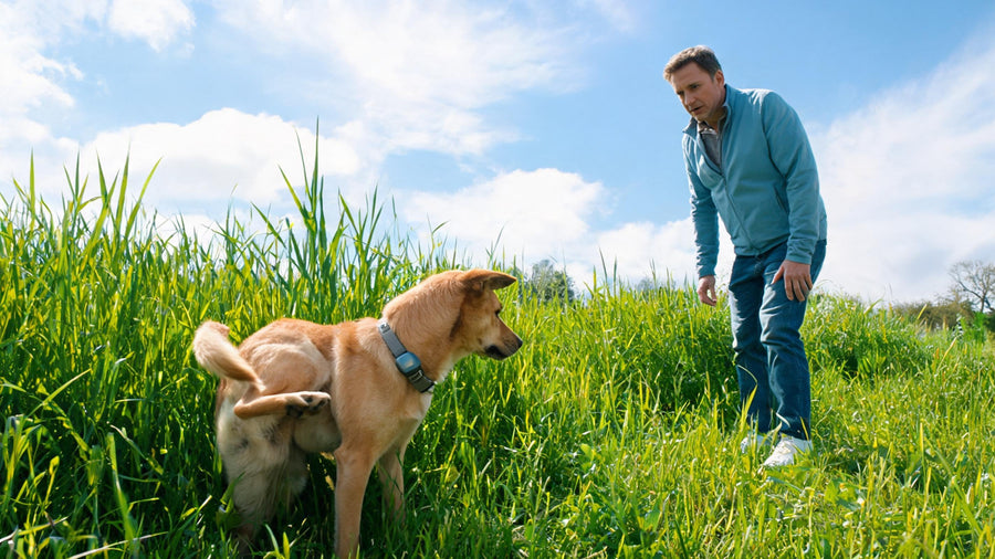 Dog scratching during peak parasite season