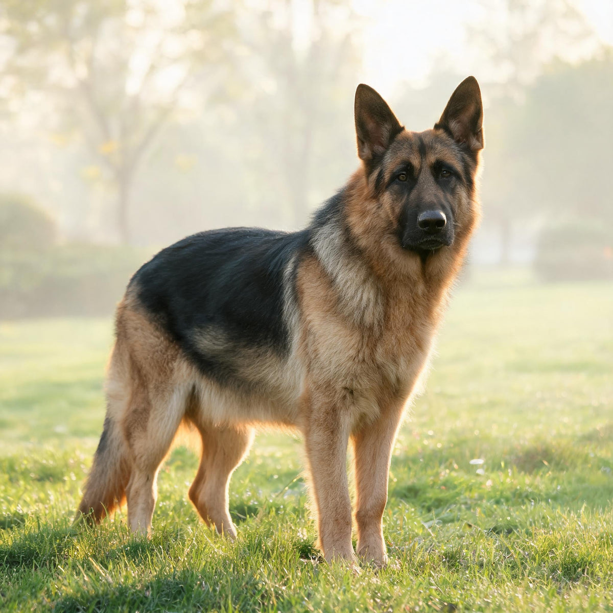 What Causes the Saddle Pattern on German Shepherds and Similar Dogs?