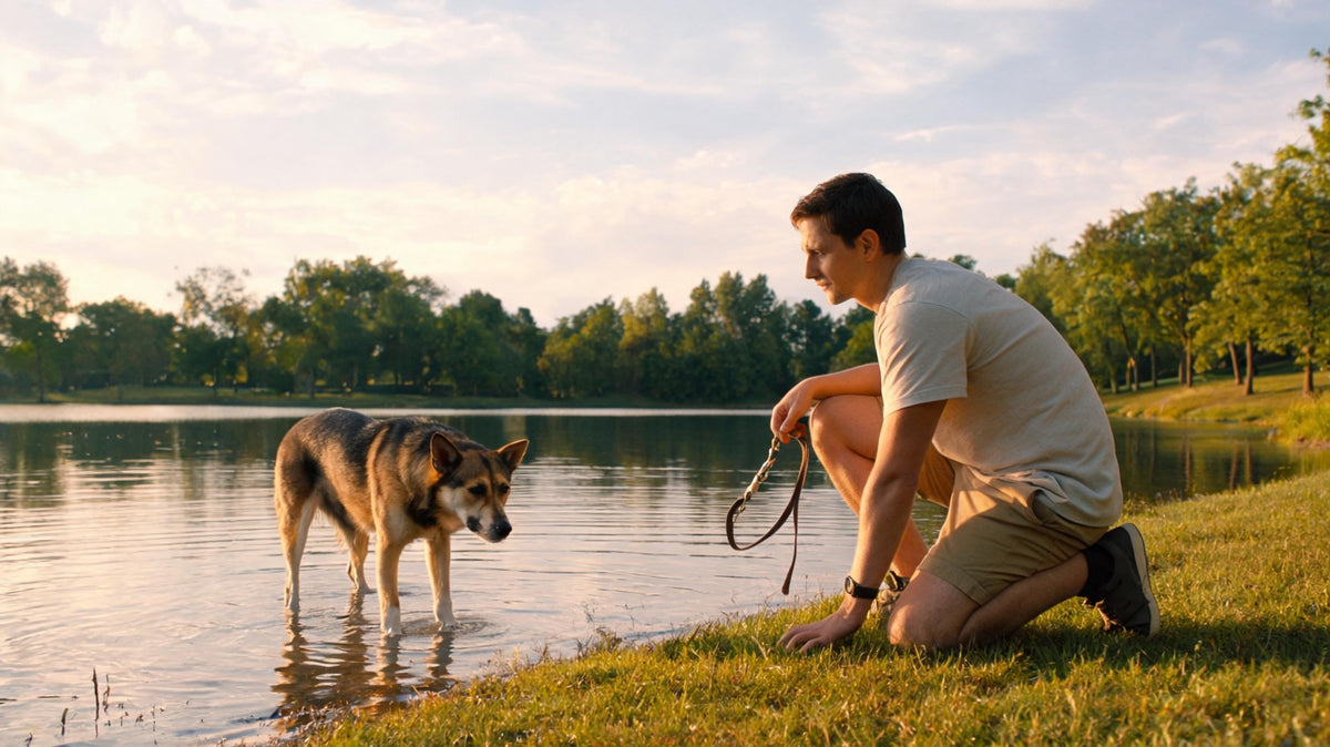How to Introduce a Water-Fearful Dog to Swimming Safely Without Forcing Them