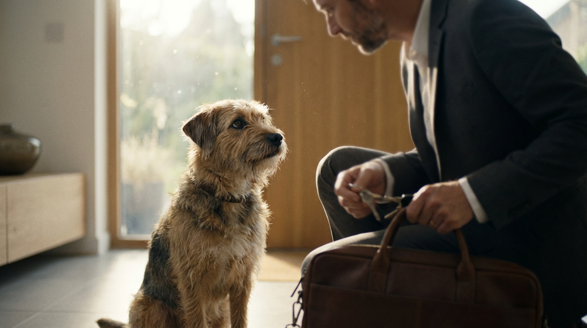 Can Dogs Actually Sense When You're About to Leave for Work?