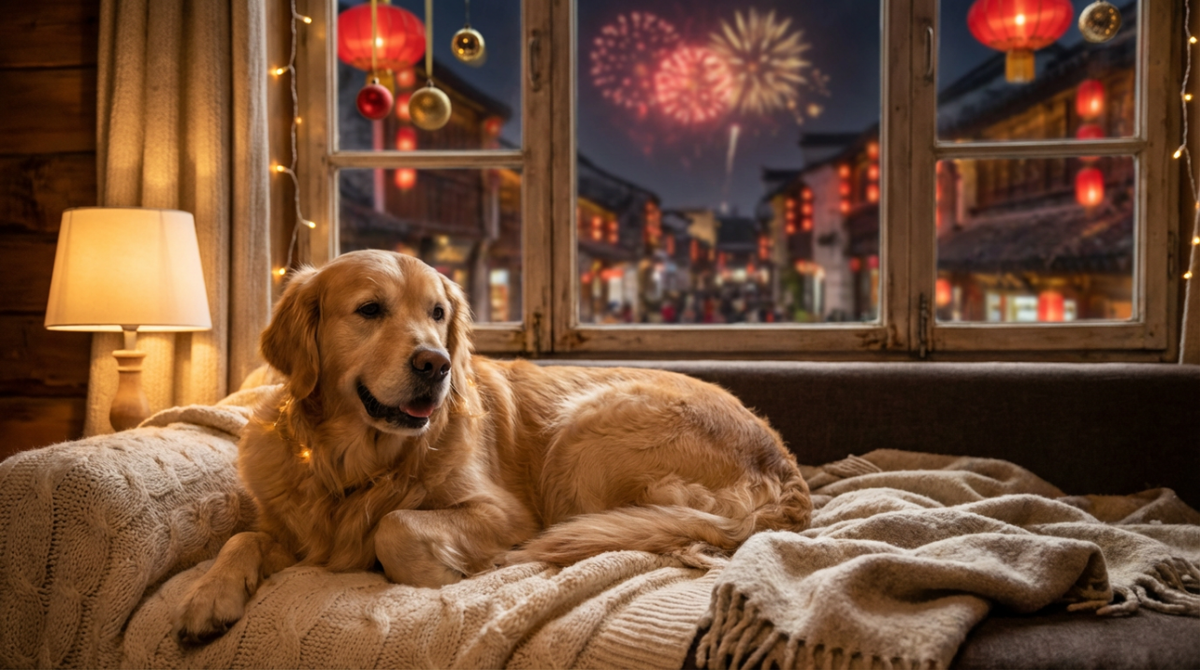 How to Keep Your Dog Calm During Lunar New Year Fireworks and Firecrackers