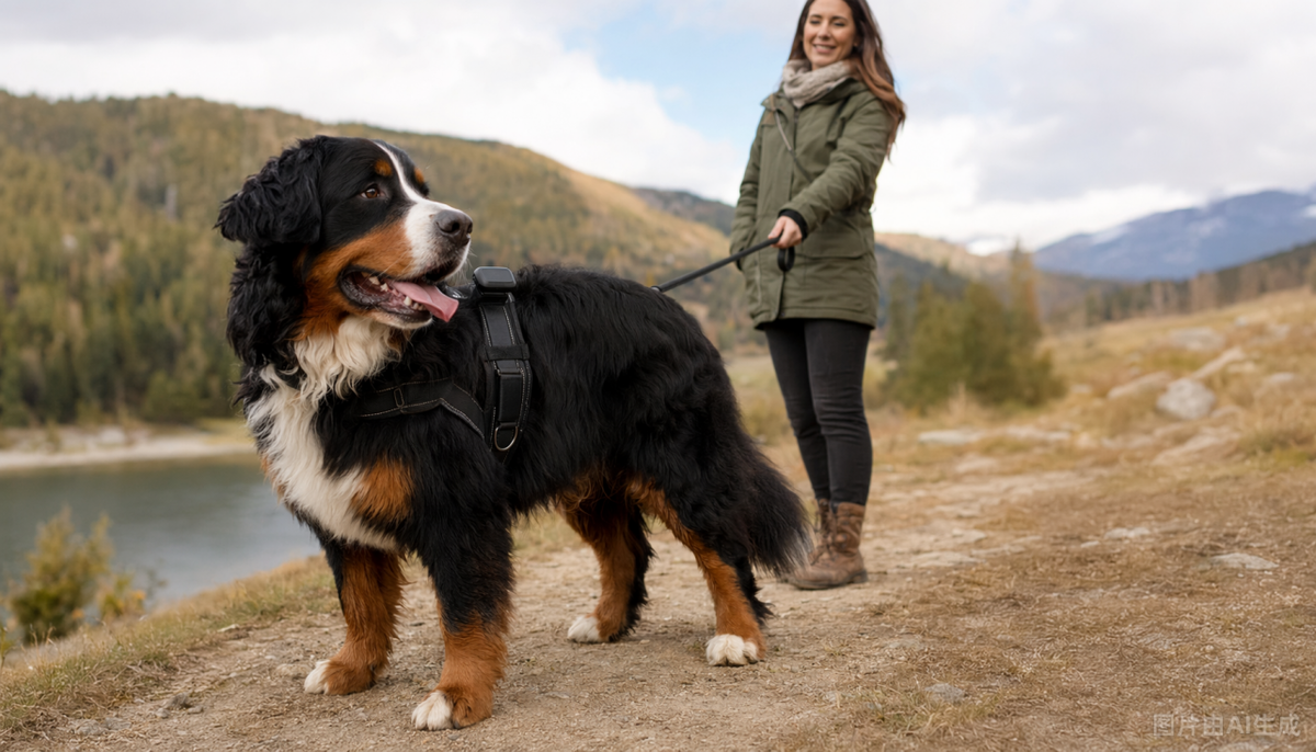 Bernese Mountain Dog Guide: Temperament, Care, and GPS Safety for Everyday Owners