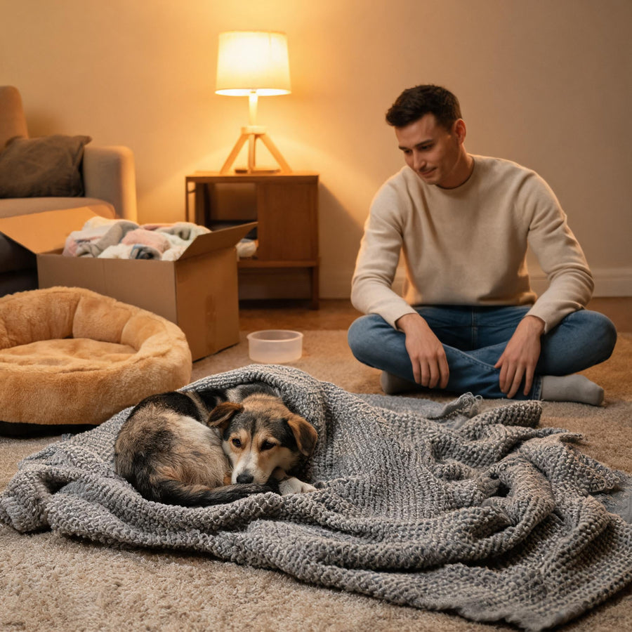 Why Rescue Dogs Sometimes Shut Down in the First Week After Adoption and What Actually Helps