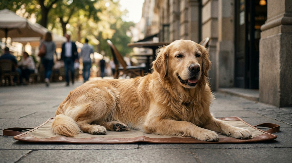 How to Teach Your Dog to Settle on a Mat in Busy Environments