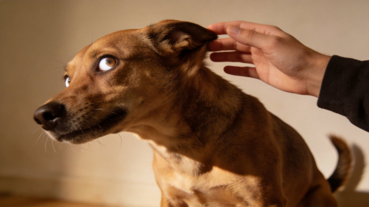 Why Might a dog resist ear handling even when no infection is visible