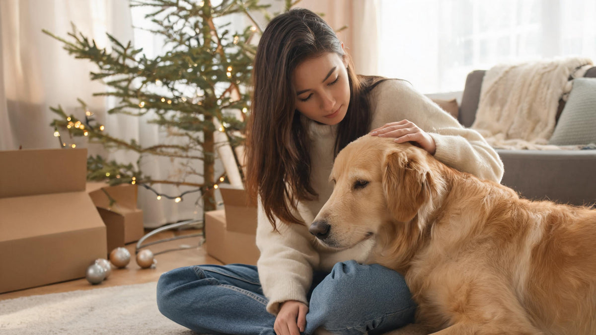 What to Do When Your Dog Gets Anxious During Christmas Decoration Setup and Tree Installation