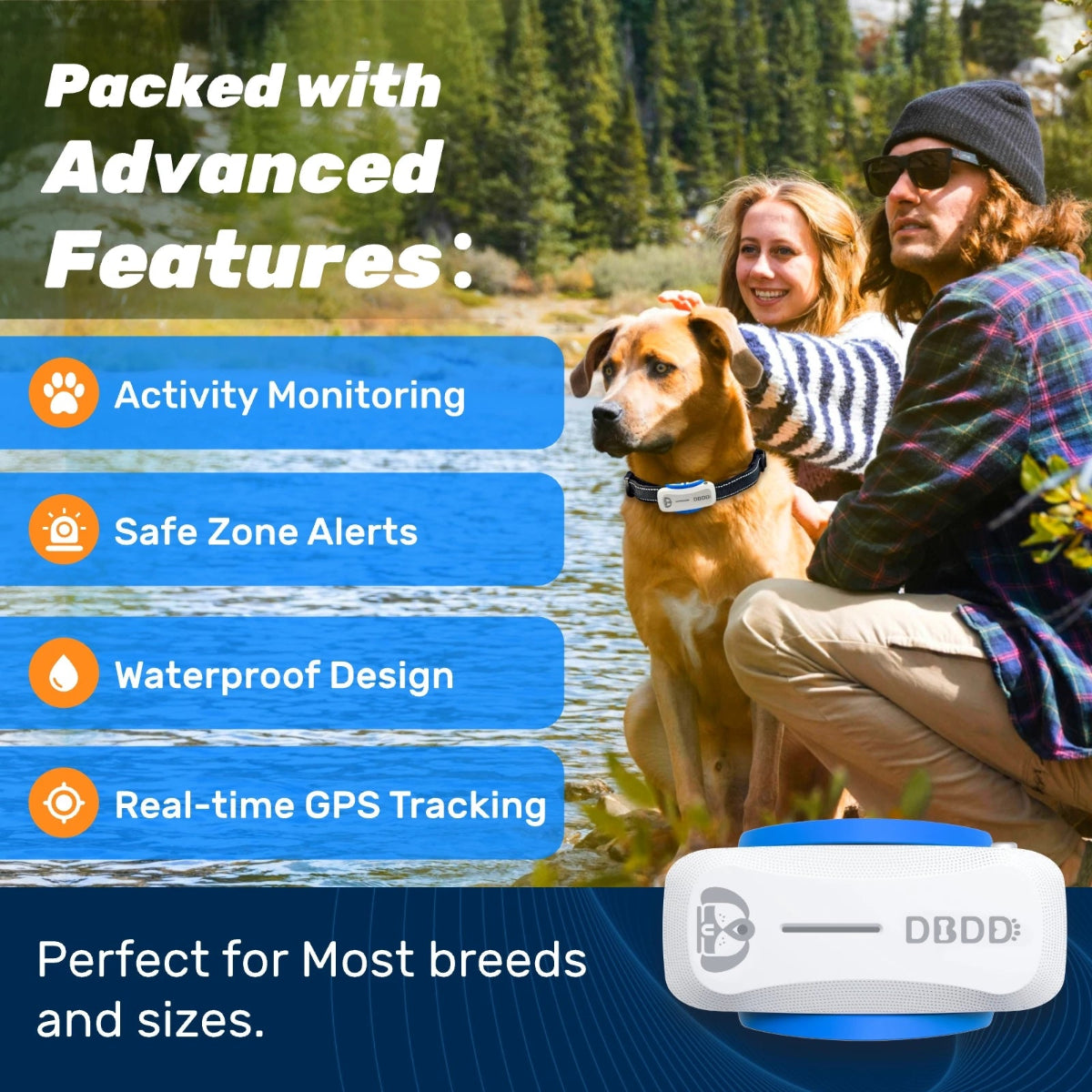 DBDD GPS Tracker for Dogs（Limited-time offer）